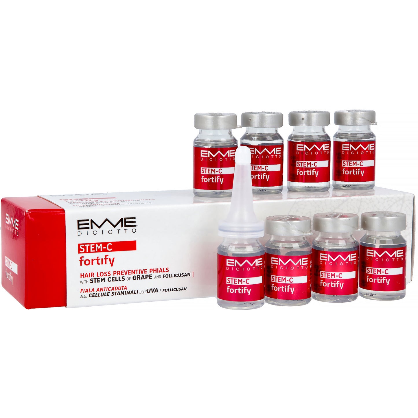 STEM-C FORTIFY hair loss phials - ampulas pret matu izkrišanu10mlx8